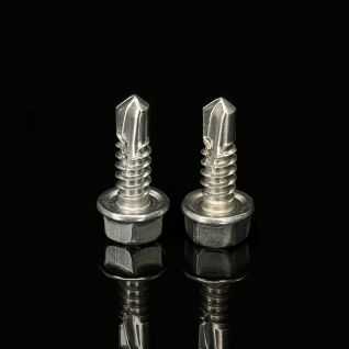 Full Size Stainless Steel 316 Hex Head Self Drilling Screws